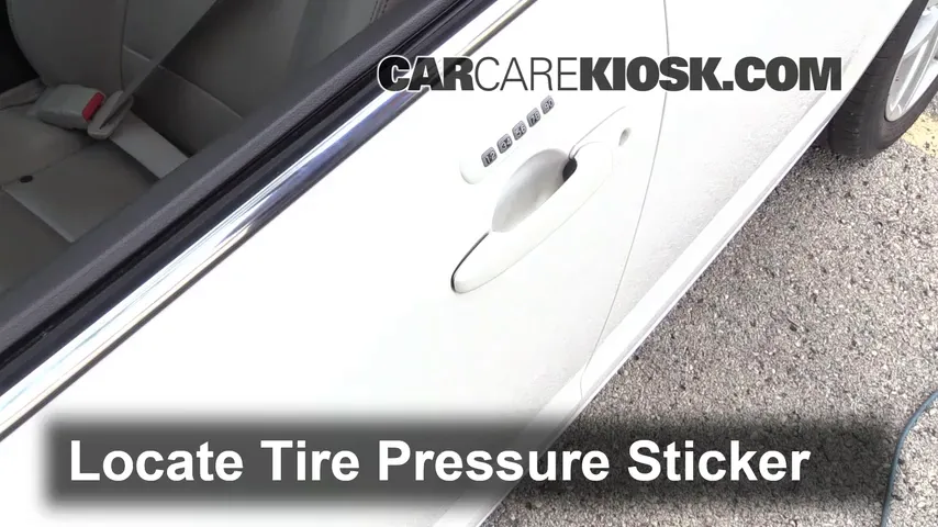 2011 Ford Fusion SEL 2.5L 4 Cyl. Tires & Wheels Check Tire Pressure